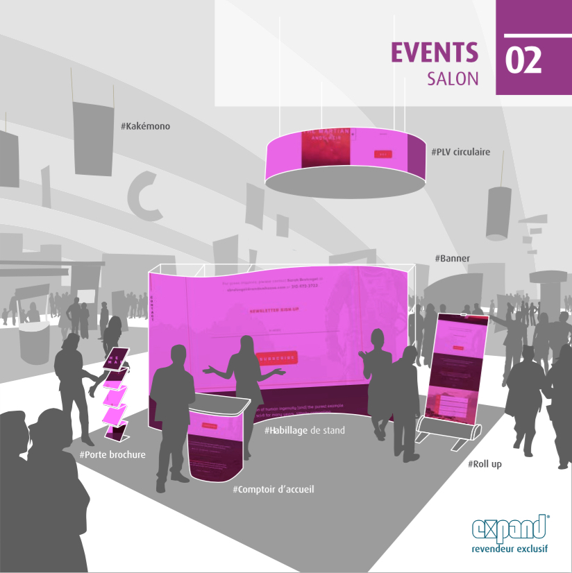 Salon professionnel, showroom, nos solutions de display Salon professionnel, showroom, nos solutions de display