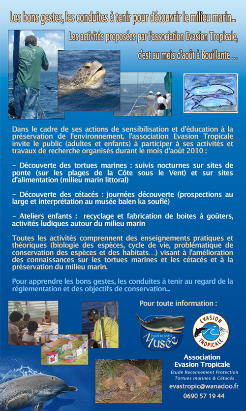 Activités d'été avec Evasion Tropicale Activités d'été avec Evasion Tropicale