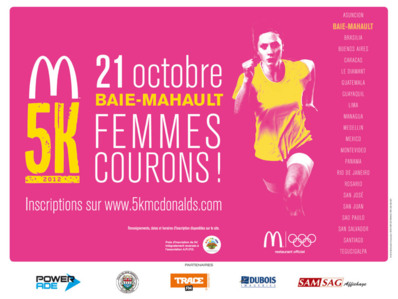 Dubois Imageries : Partenaire des 5K de Mc Donalds