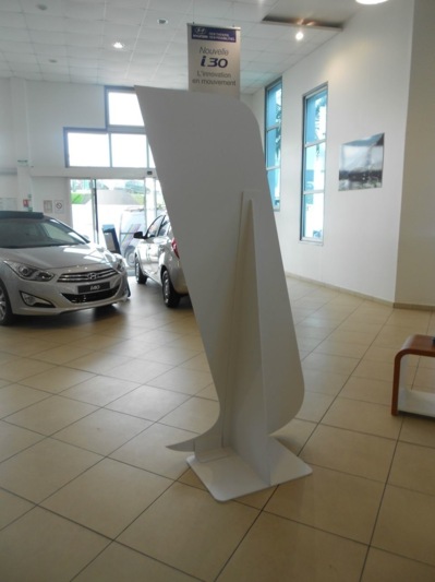 PLV Silhouette de Sol en PVC PLV Silhouette de Sol en PVC
