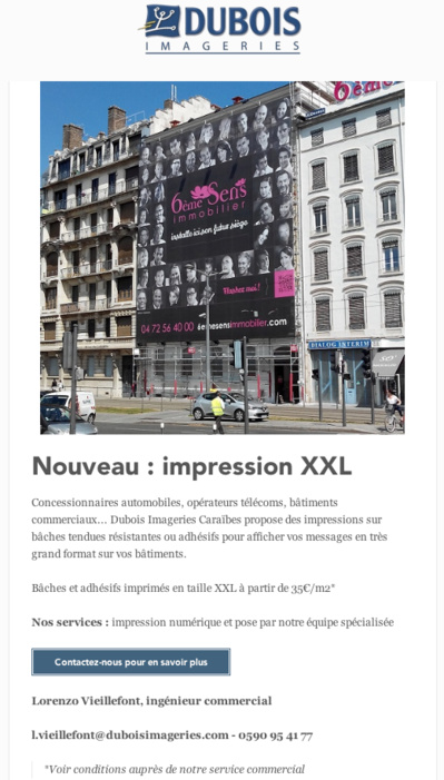 Impression XXL - Visibilité optimale