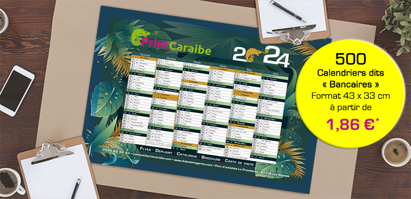 Calendrier 2024, le 