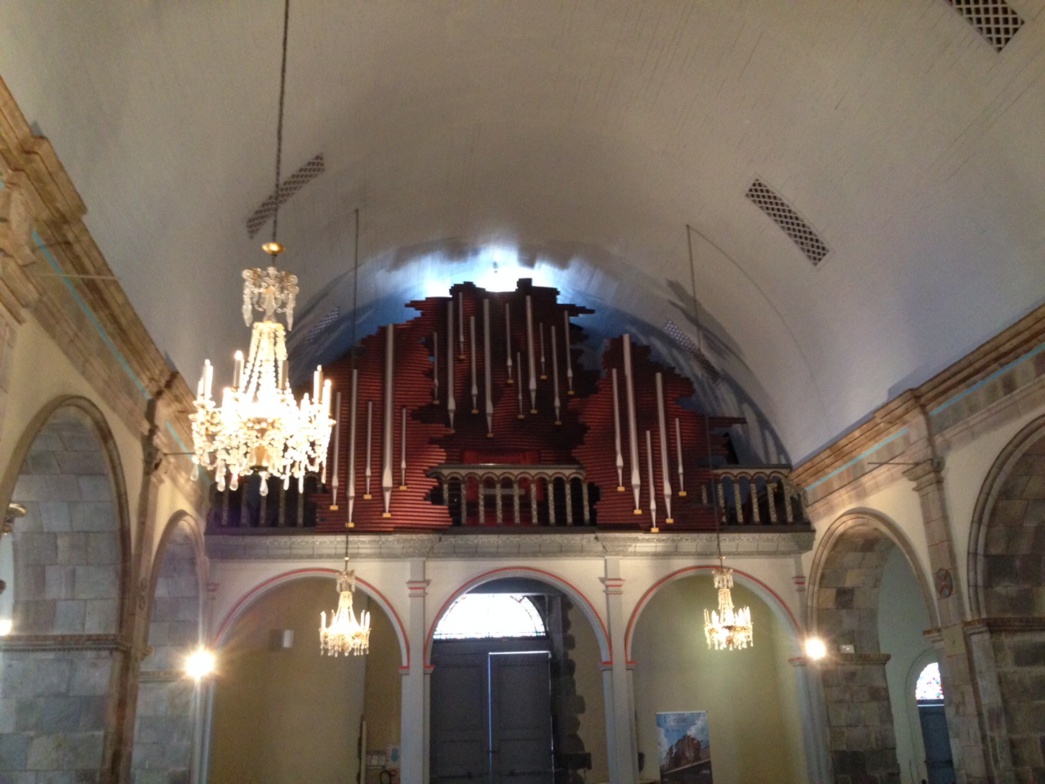 Trompe l'œil Orgue Cathedrale de Basse Terre