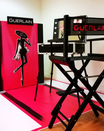 Animation en boutique, stand Guerlain Animation en boutique, stand Guerlain