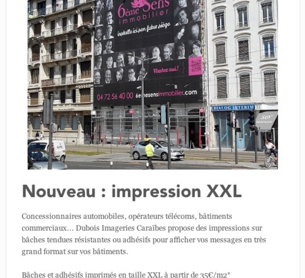 Impression XXL - Visibilité optimale