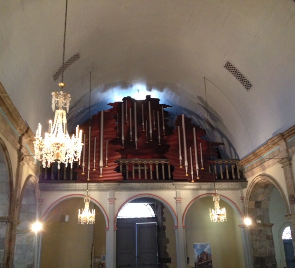 Trompe l'œil Orgue Cathedrale de Basse Terre